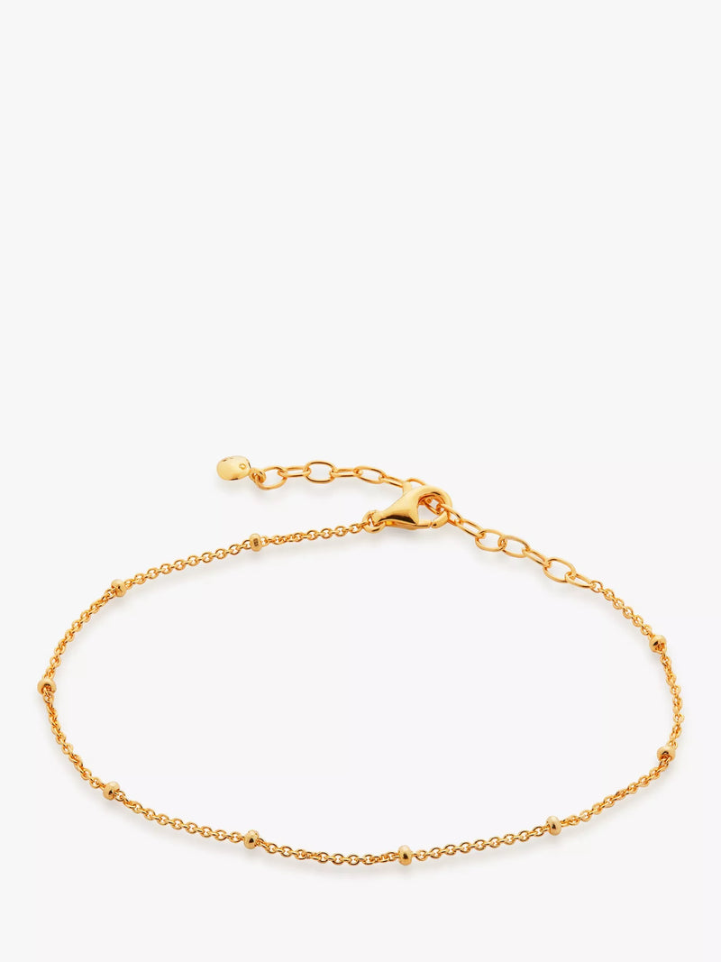 Monica Vinader Fine Beaded Chain Bracelet
