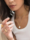 Monica Vinader textured chain necklace 45cm - British product