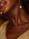 Monica Vinader textured chain necklace 45cm - British product