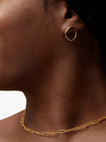 Monica Vinader textured chain necklace 45cm - British product