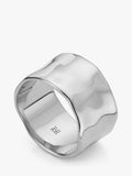 Monica Vinader MV Siren Muse bold silver ring, UK version