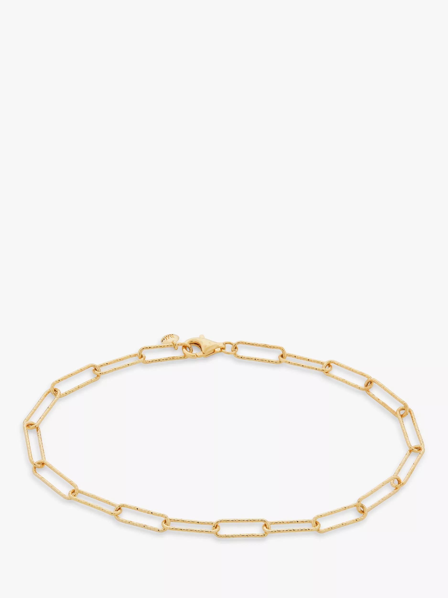 Monica Vinader gold plated chain bracelet 20cm - British product