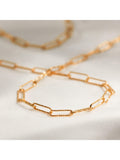 Monica Vinader gold plated chain bracelet 20cm - British product