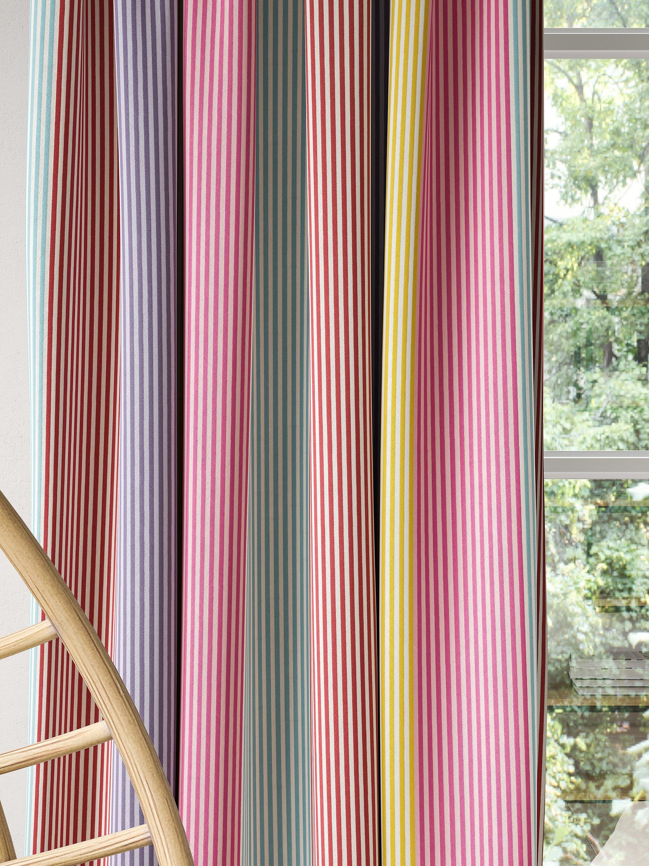 Harlequin Funfair Stripe furnishing fabric, imported from the UK