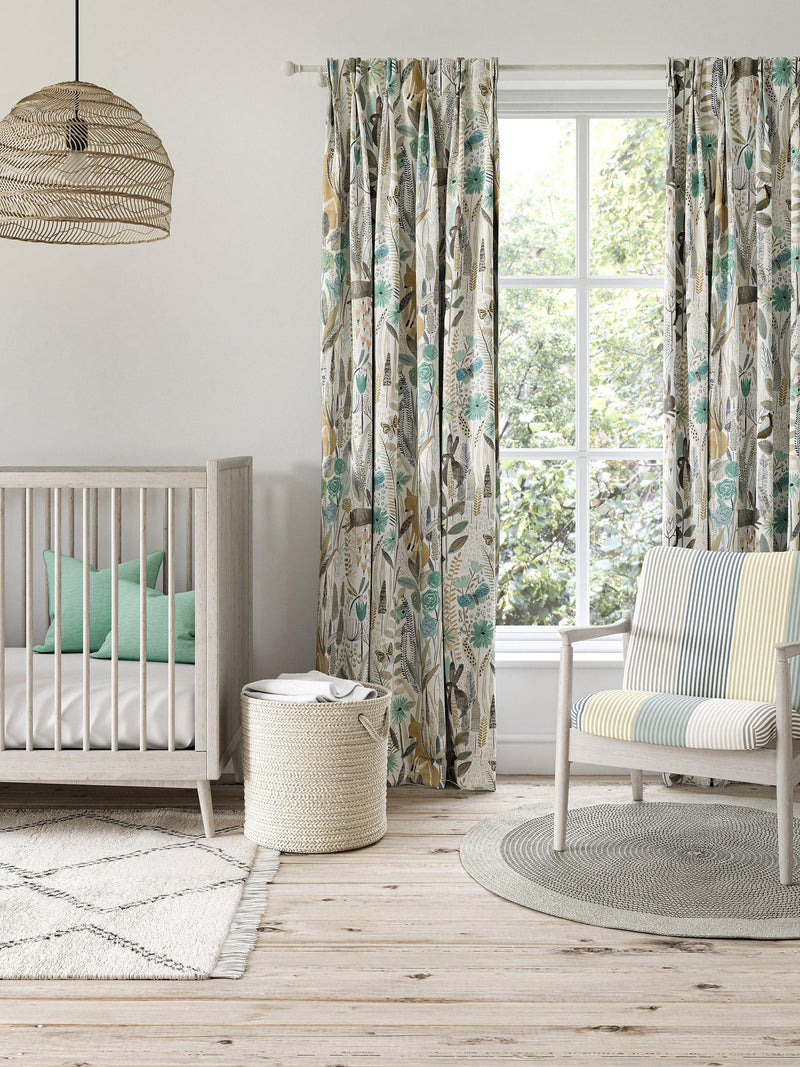 Harlequin Hide Seek furnishing fabric cotton satin (British brand)
