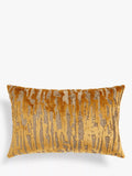 John Lewis Husk Velvet Cushion - Bronze