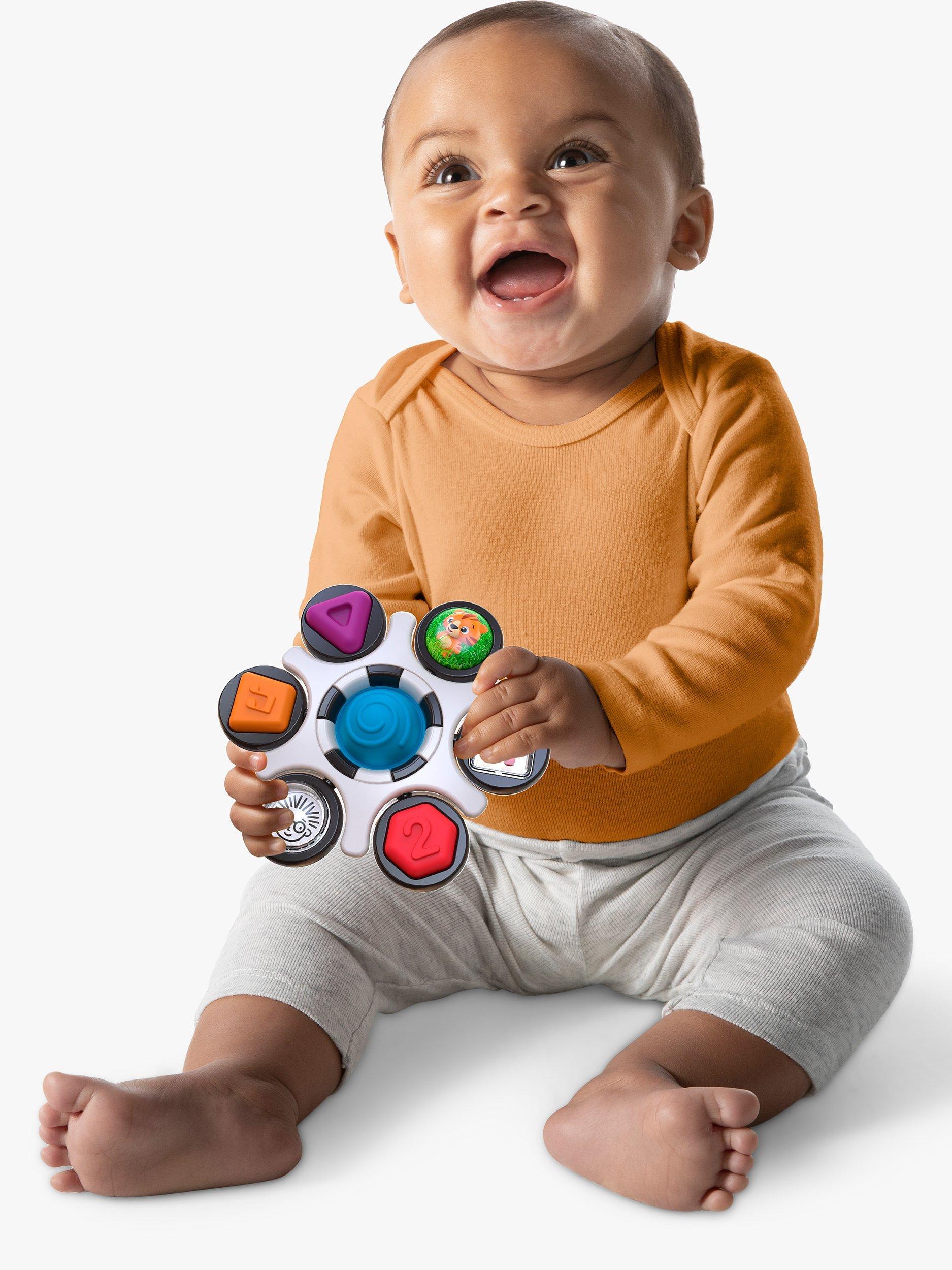 Baby Einstein Curiosity Clutch sensory toy with multiple activities for infants - British product
