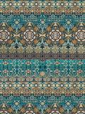 Osborne & Little Mansfield velvet fabric, chinoiserie pattern - British product