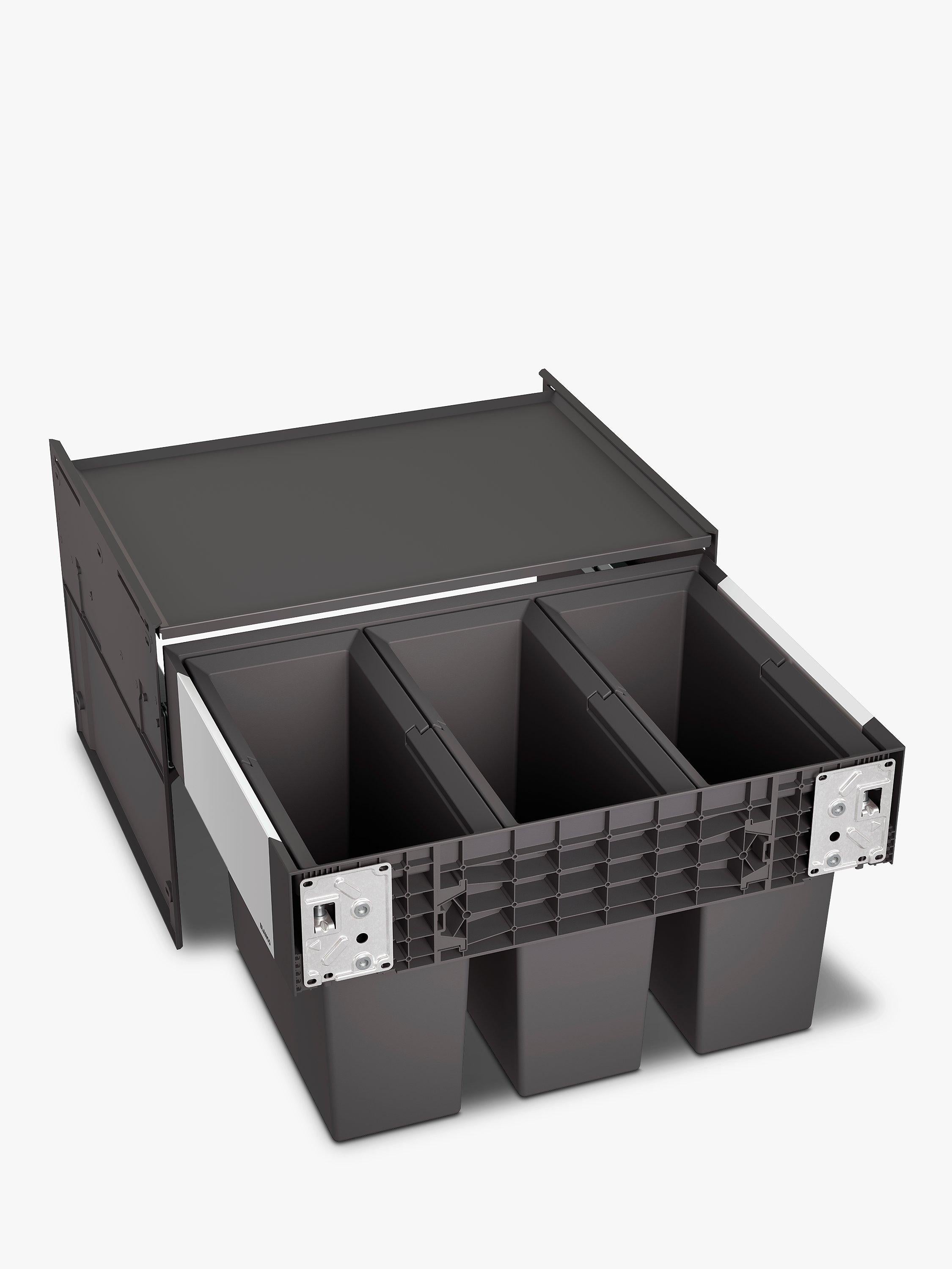 BLANCO Select under counter 3-section pull-out kitchen bin 45L - British product