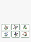 Portmeirion Botanic Garden 6-piece placemat and coaster set, imported from the UK