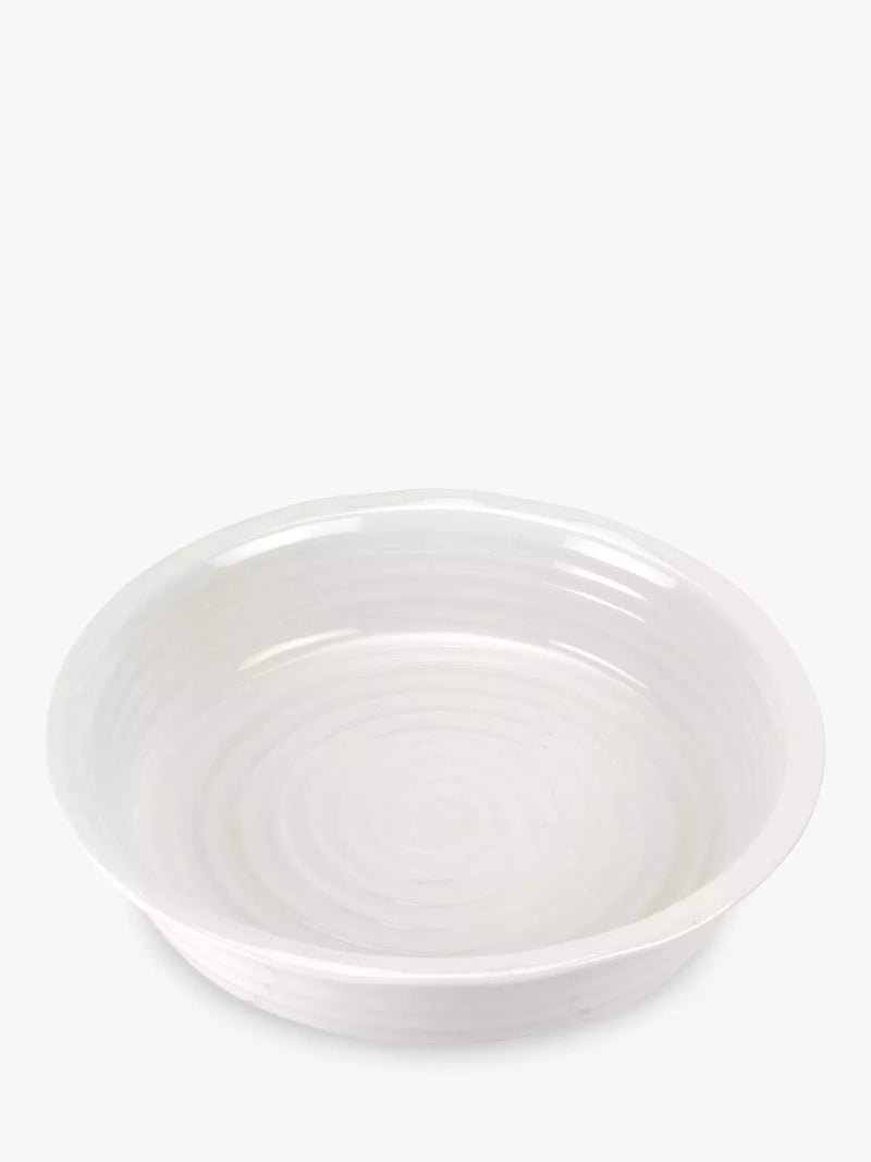 Sophie Conran Portmeirion porcelain pie dish 27cm white, imported from the UK
