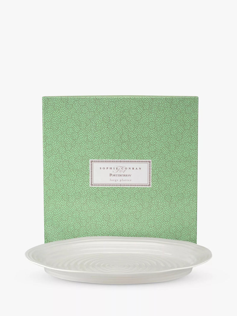 Sophie Conran for Portmeirion porcelain platter white 51cm (British brand)