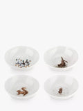 Wrendale Designs 12 piece bone china dinnerware set, imported from the UK