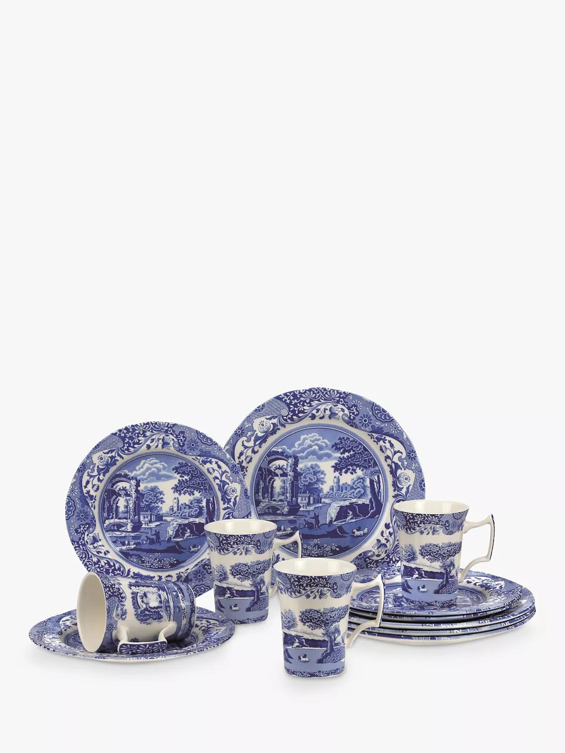 Spode Blue Italian 12-piece dinnerware set, UK version