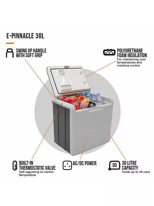 Vango E-Pinnacle 30L cooler box, imported from the UK