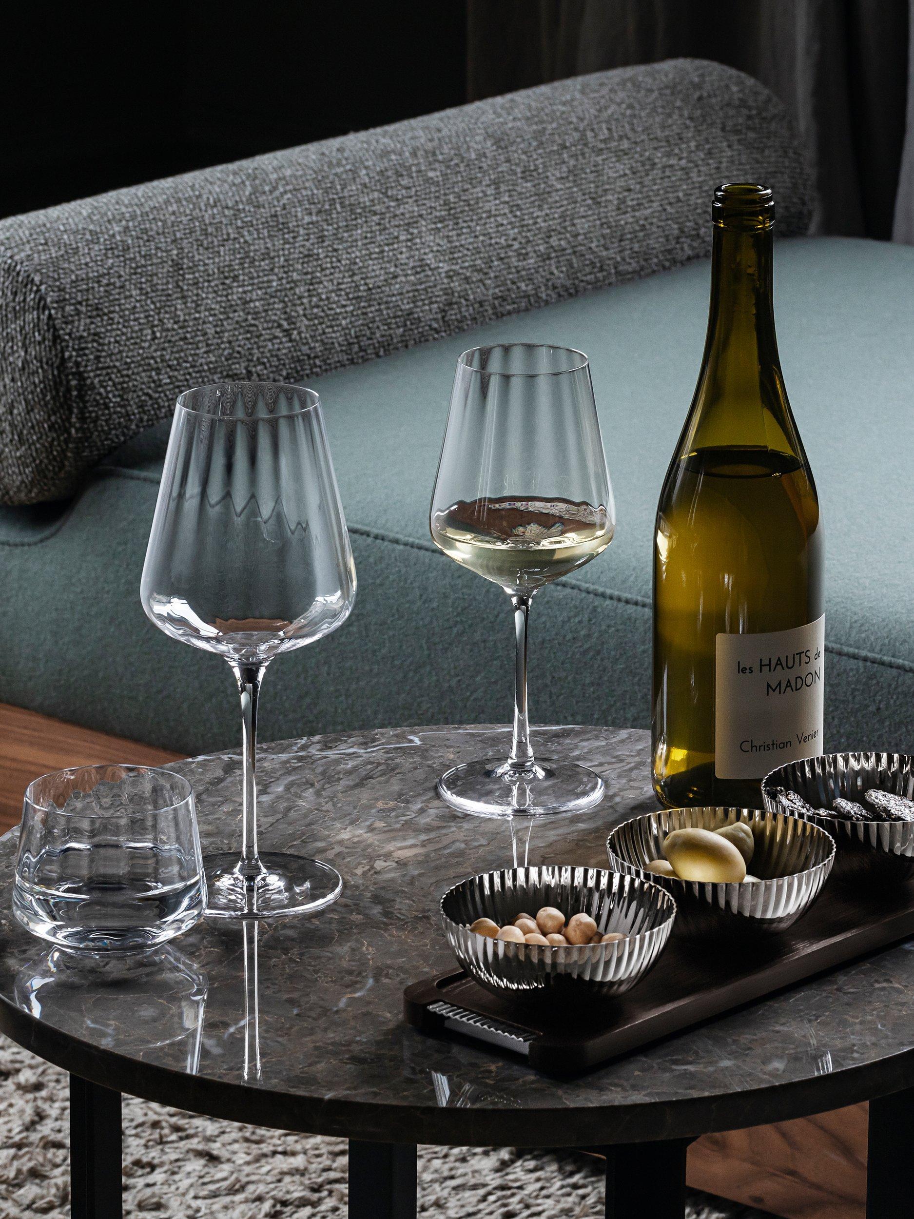 Georg Jensen Bernadotte red wine glass set 540ml, imported from the UK
