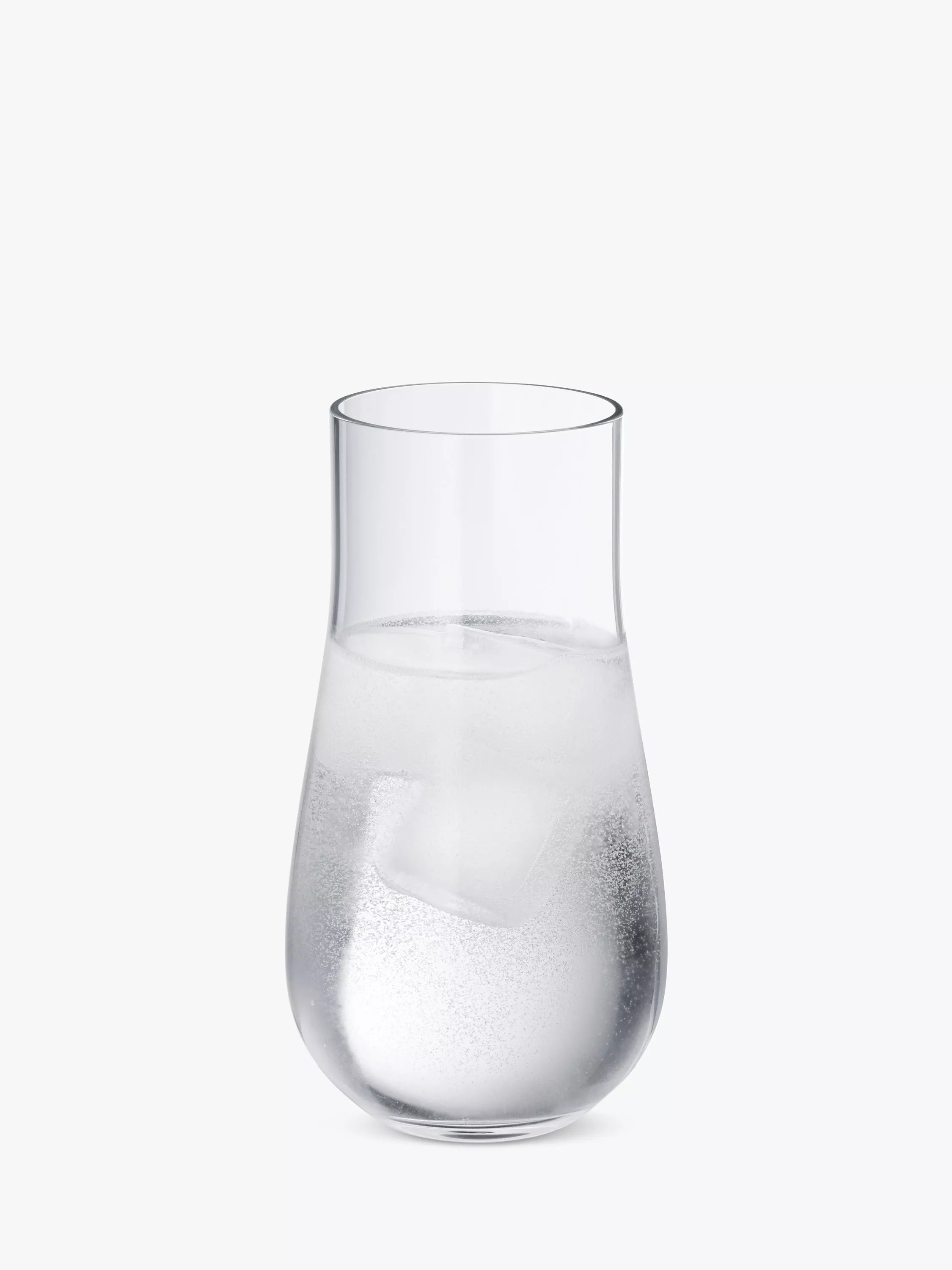 Georg Jensen lead-free crystal tall tumbler set of 6, 450ml clear - British product