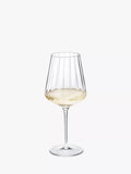 Georg Jensen Bernadotte crystal white wine glass set of six 430ml, UK version