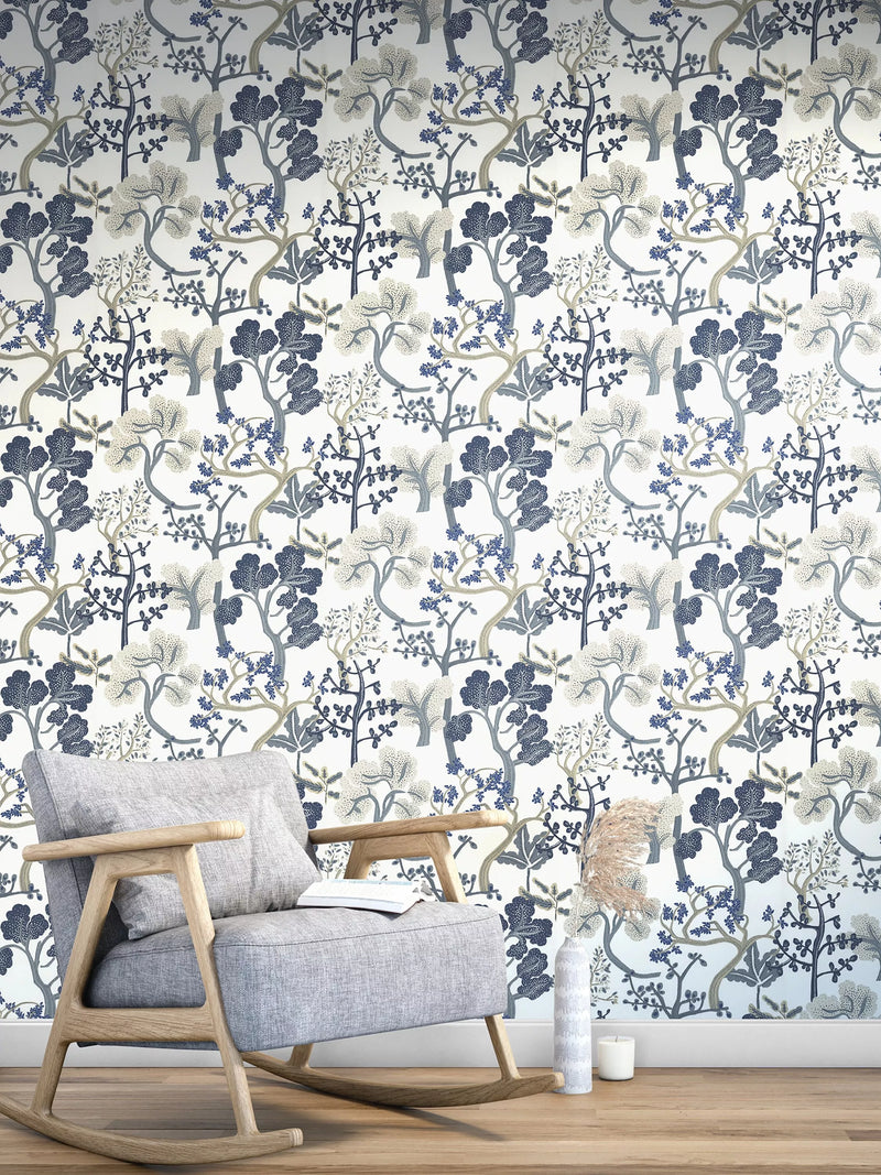 John Lewis Magical Trees wallpaper, UK version