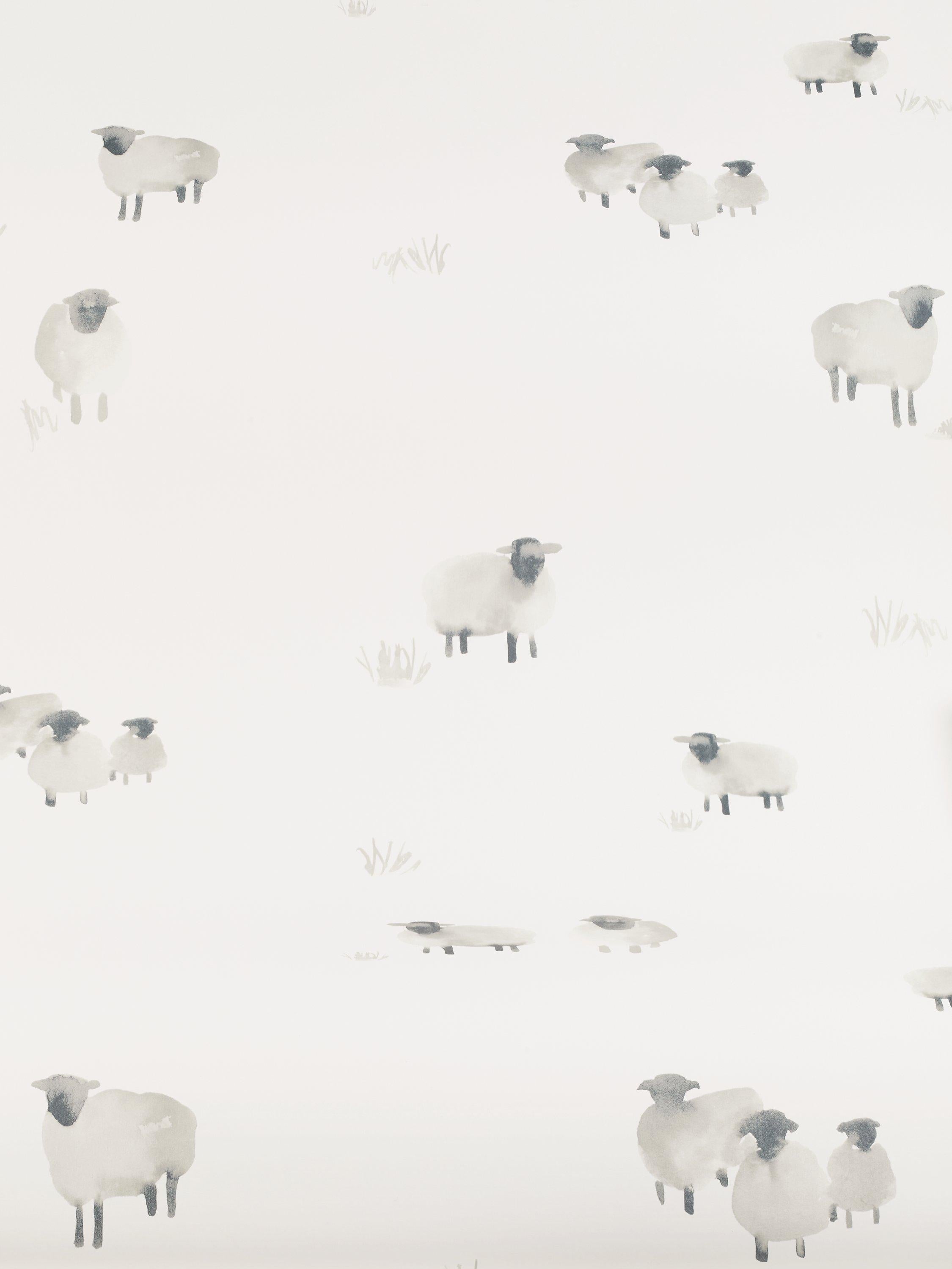John Lewis Highland Sheep Wallpaper Design , UK version