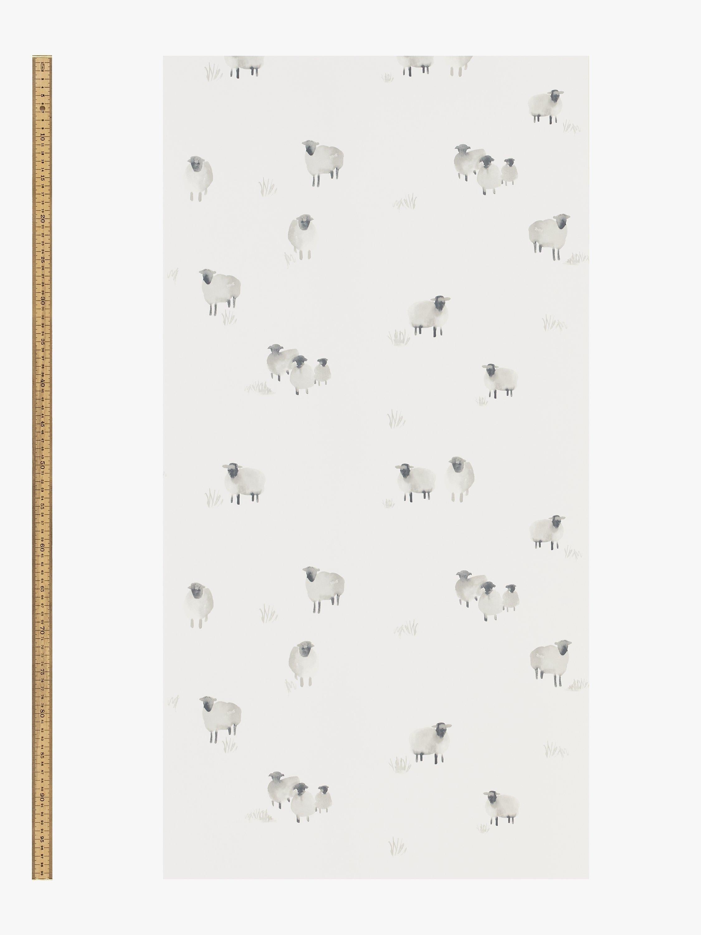 John Lewis Highland Sheep Wallpaper Design , UK version