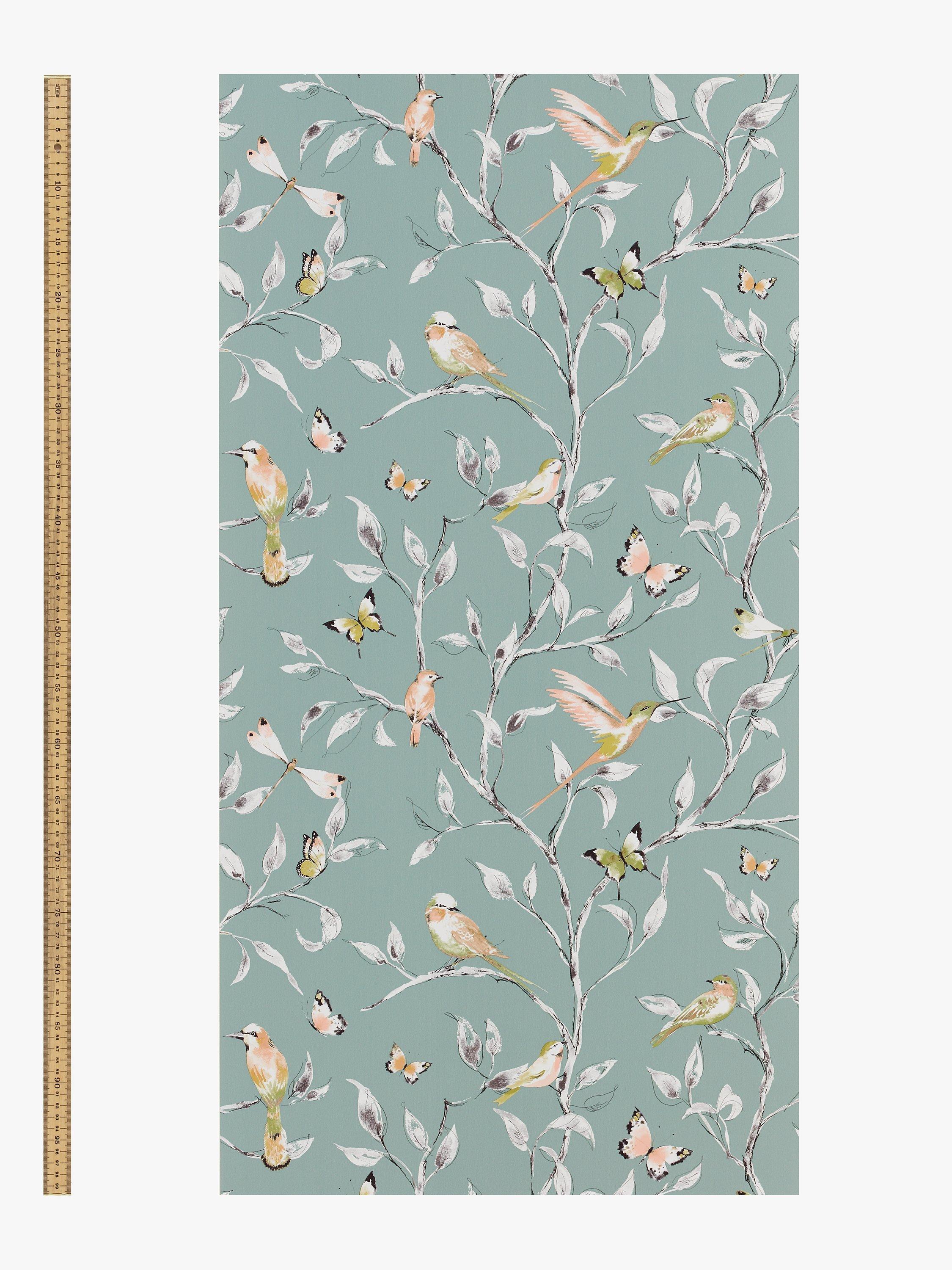 John Lewis hummingbird trees wallpaper H10x52cm, imported from the UK