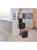 Joseph Joseph Totem Max 60L black waste and recycling bin, UK version