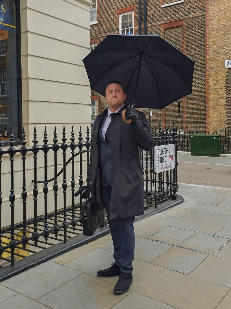 Fulton Mayfair walking umbrella black - British product