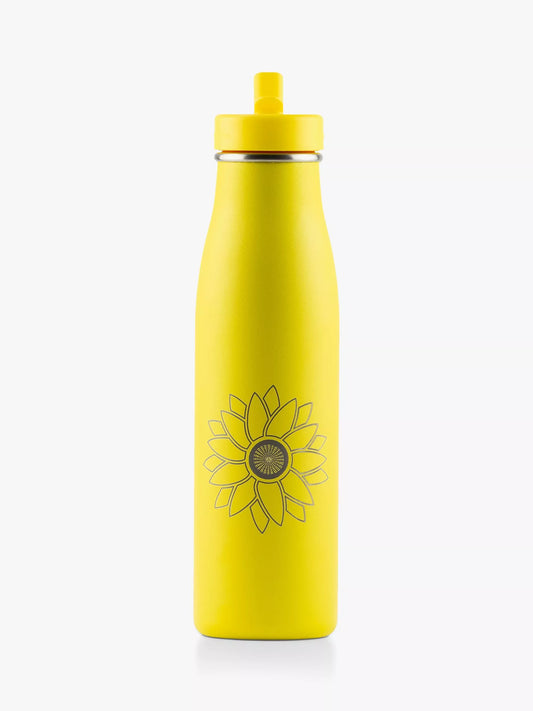 Totally About You Personalised Sunflower Life Water Bottle, 500ml