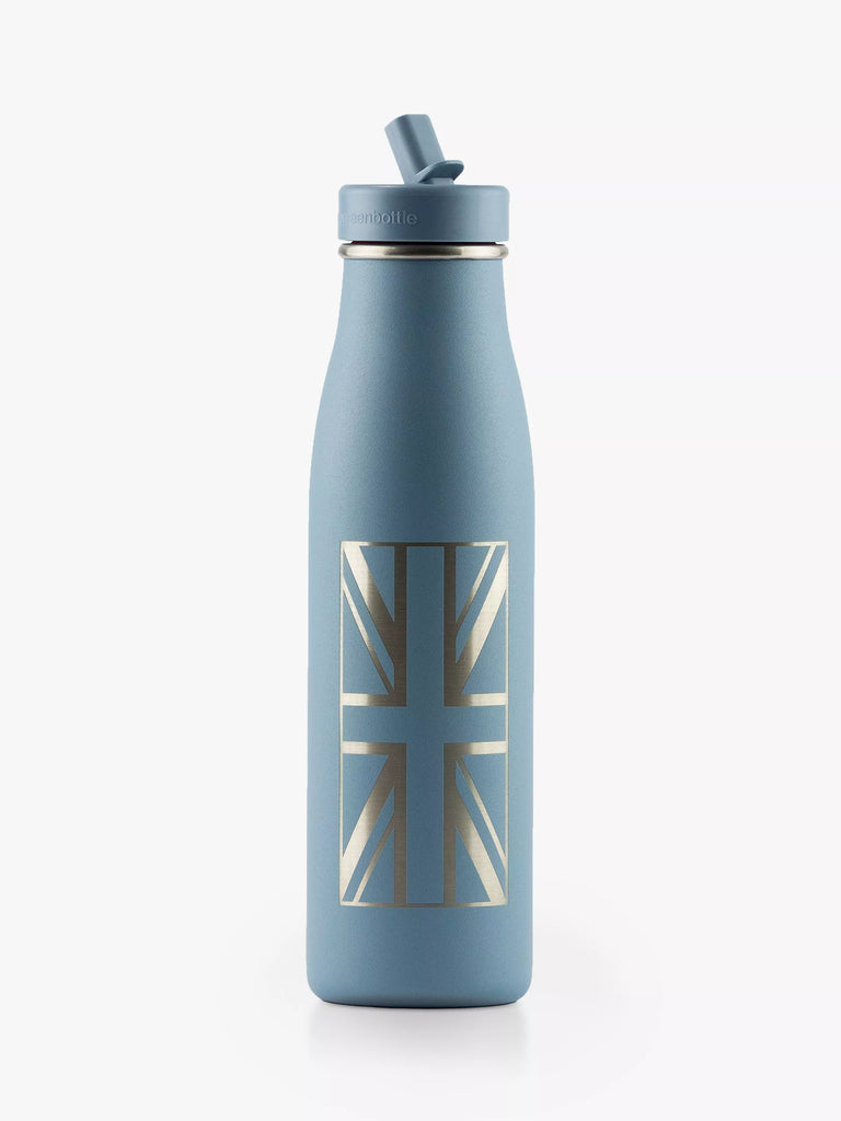 Totally About You Personalised Union Jack Water Bottle, 500ml