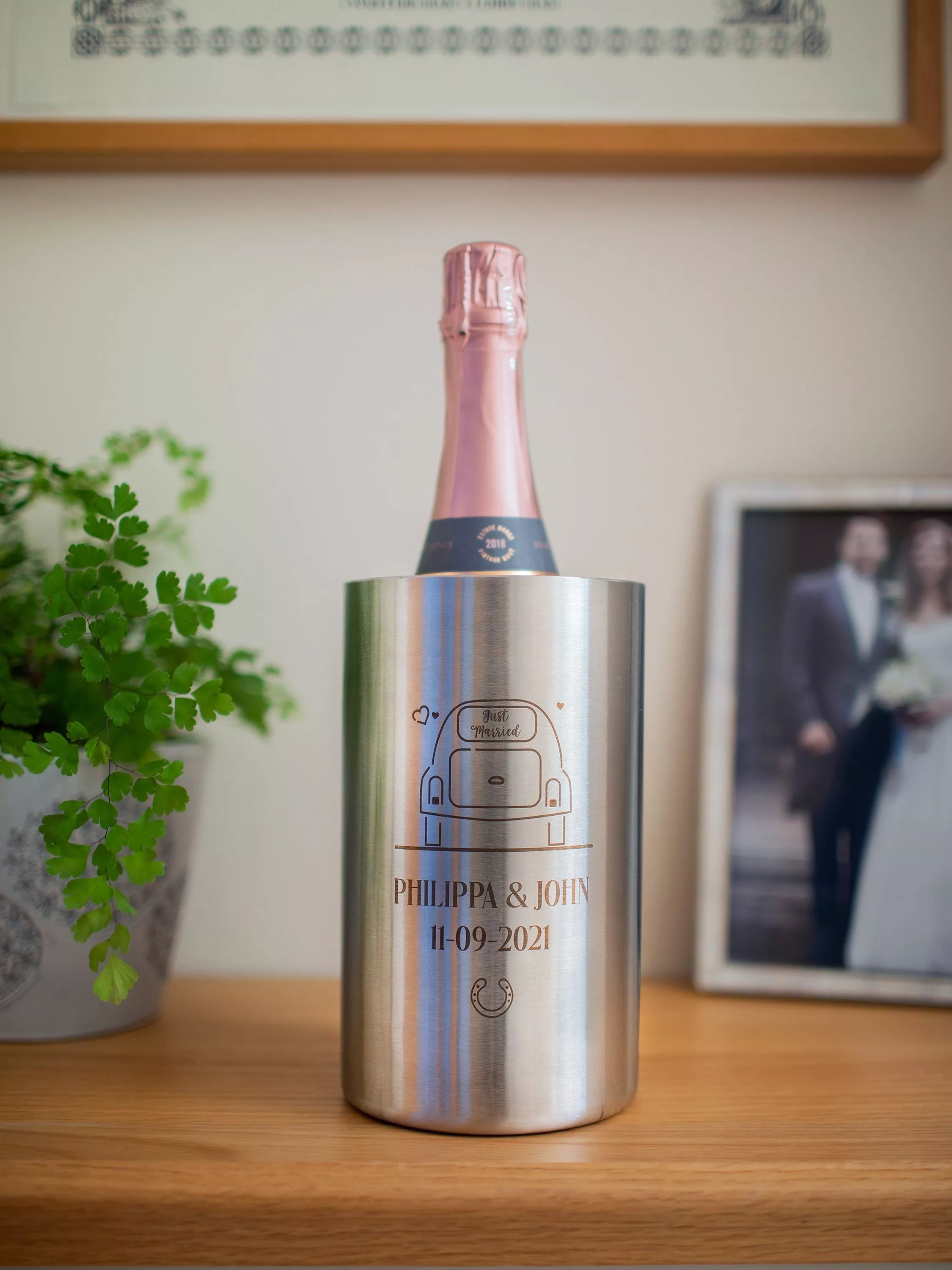 Totally About You personalised wedding wine cooler - British product