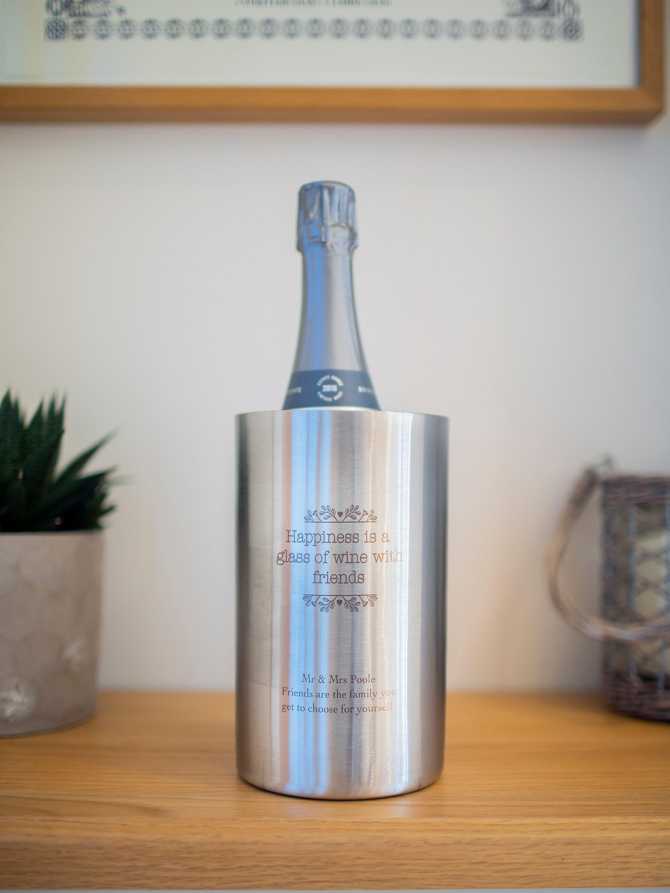 Totally About You personalised Friends wine cooler 19.5cm, UK version