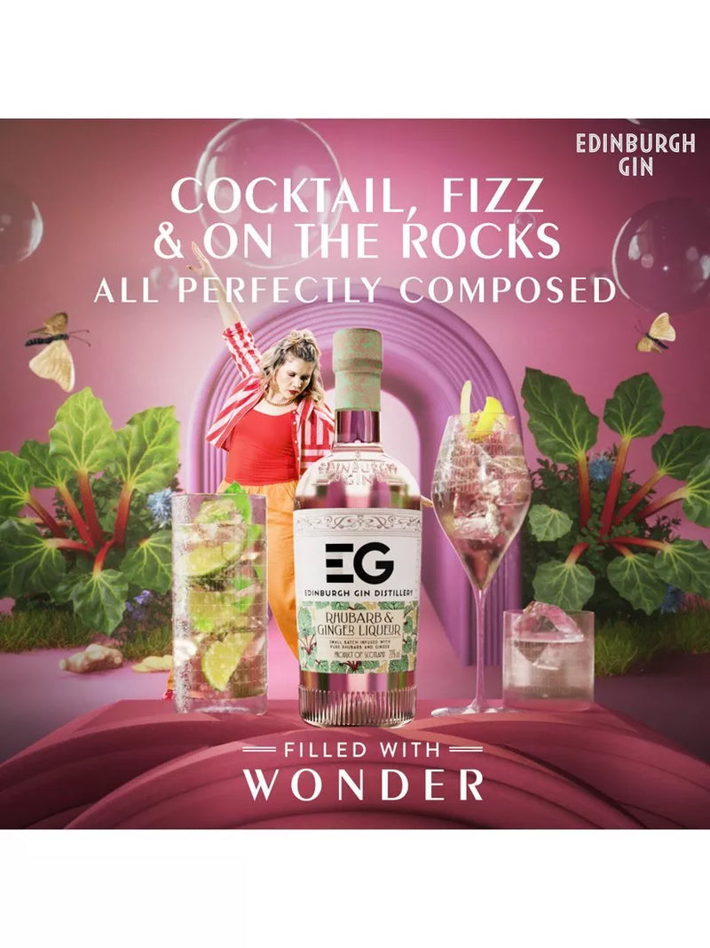Edinburgh Gin Rhubarb & Ginger Liqueur 50cl - British product