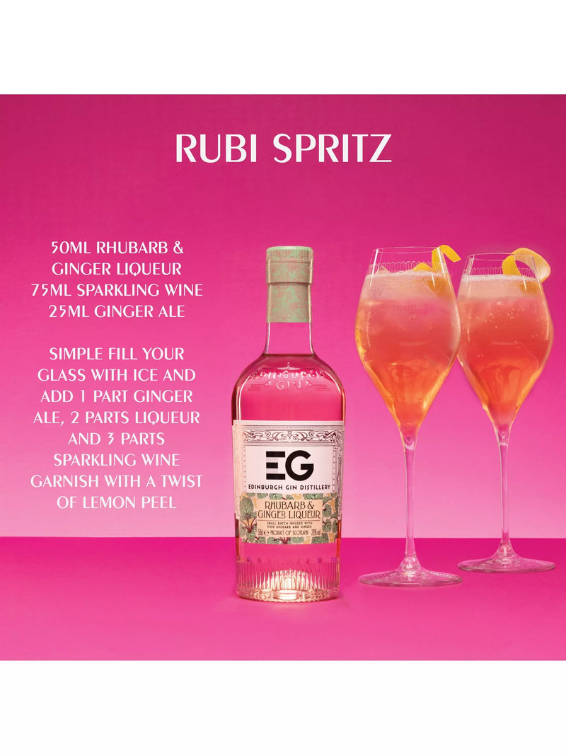 Edinburgh Gin Rhubarb & Ginger Liqueur 50cl - British product