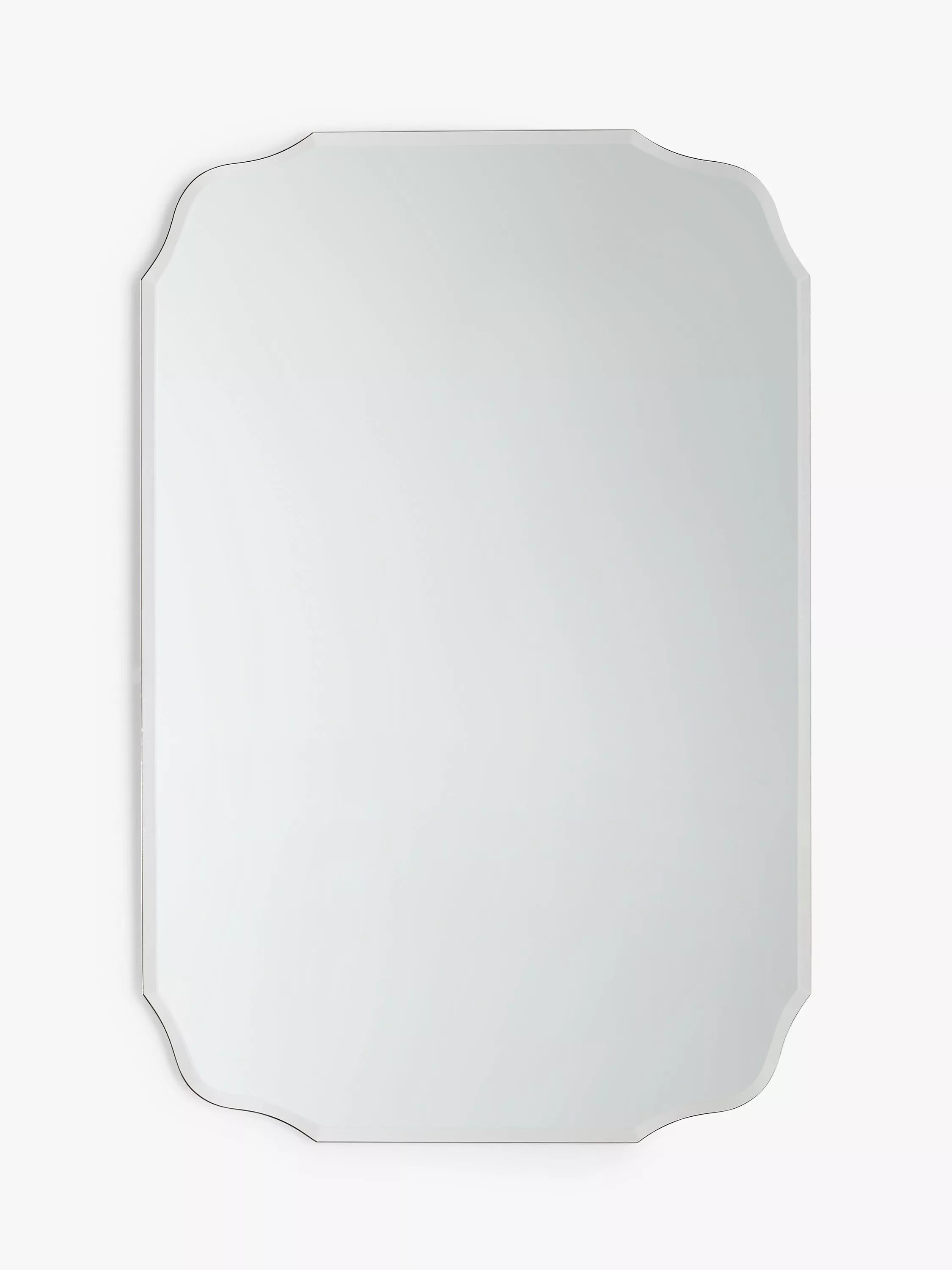 John Lewis vintage bathroom mirror scalloped shape, UK version
