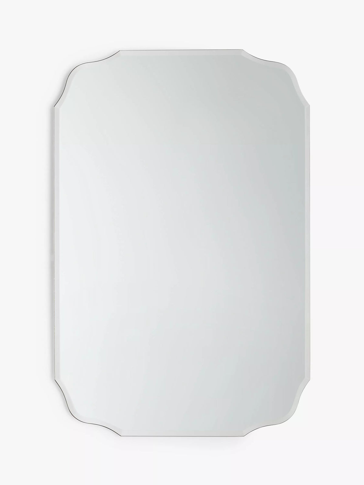 John Lewis vintage bathroom mirror scalloped shape, UK version