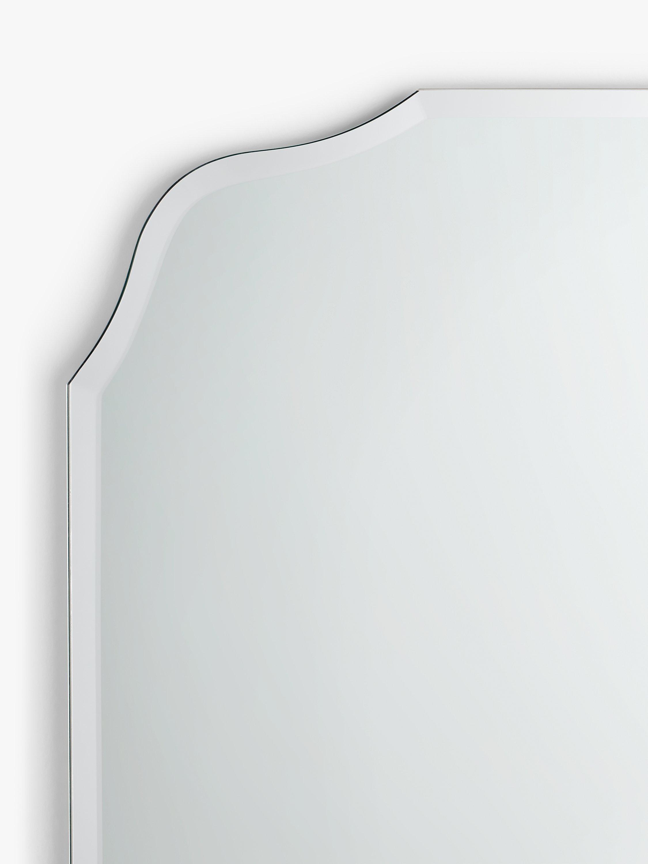 John Lewis vintage bathroom mirror scalloped shape, UK version
