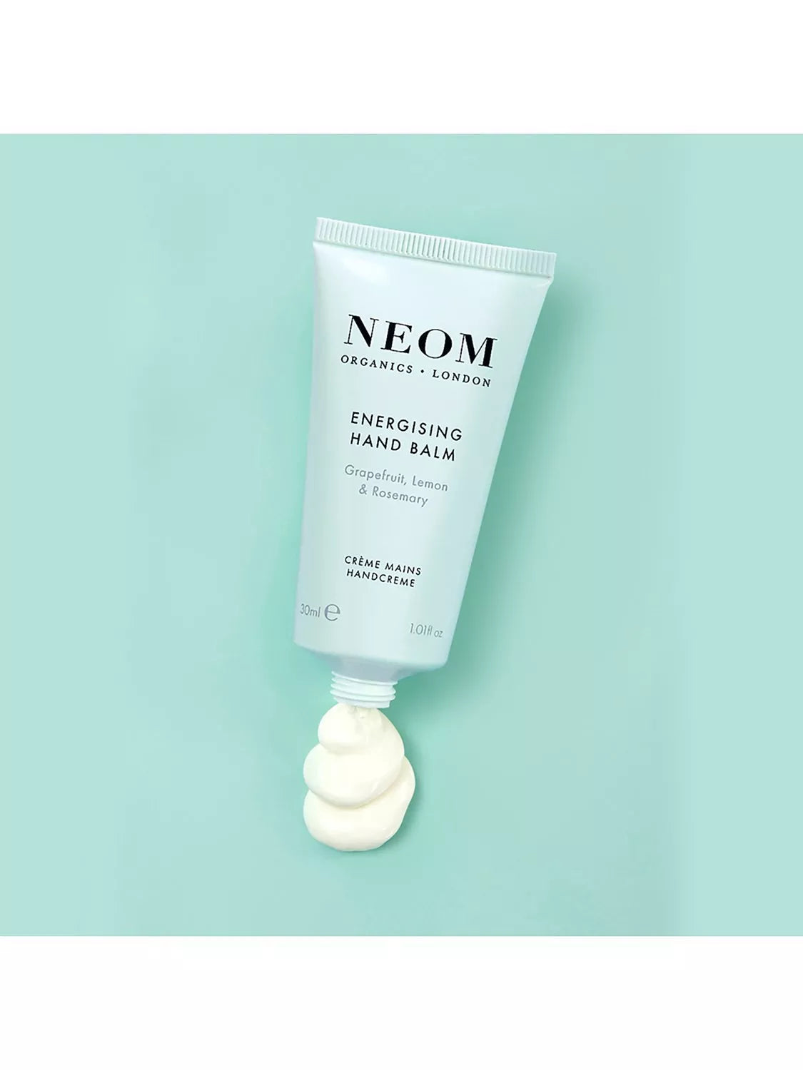 NEOM Energising Hand Balm 30ml, imported from the UK