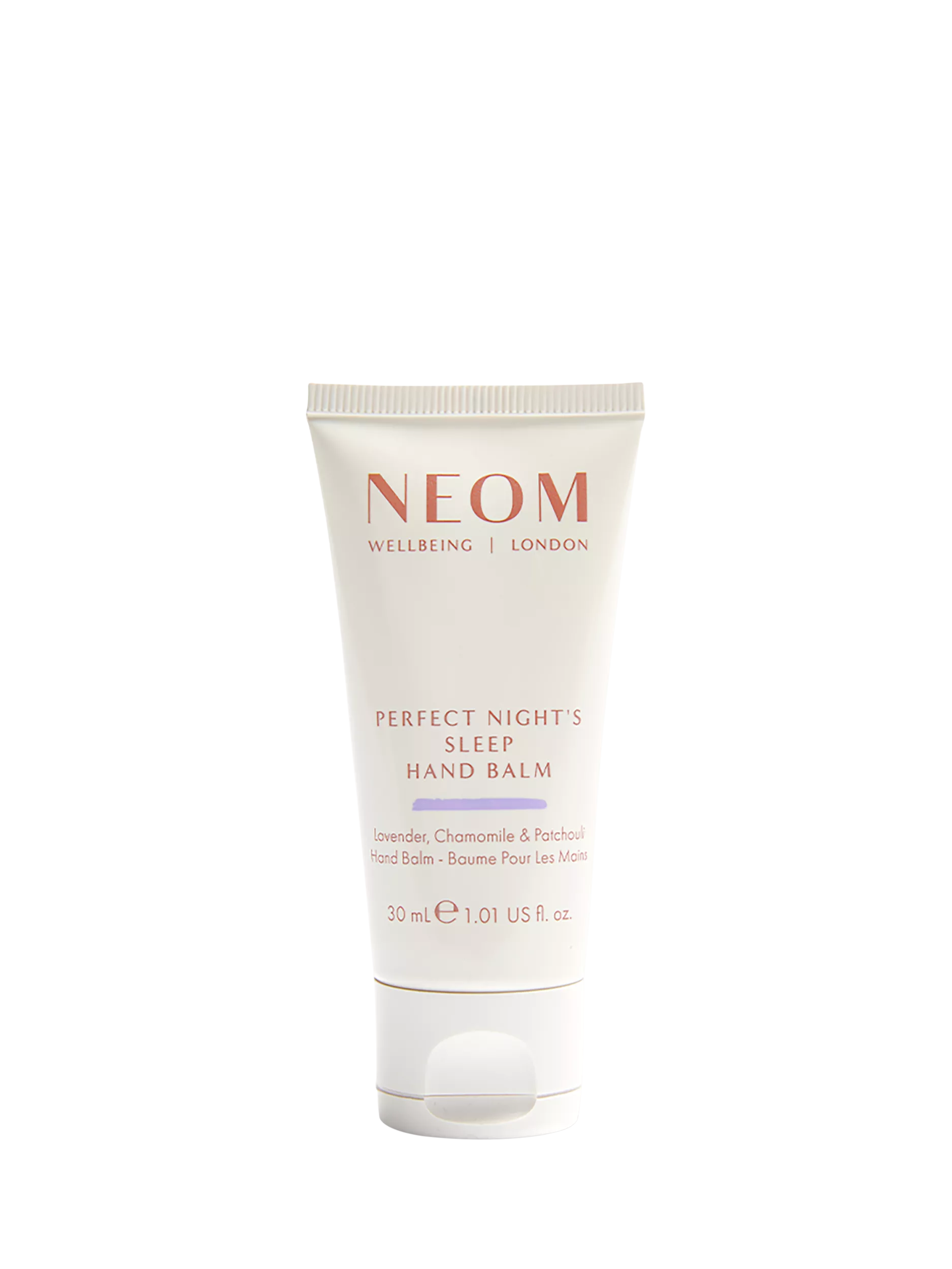 NEOM Perfect Night's Sleep hand balm 30ml, imported from the UK