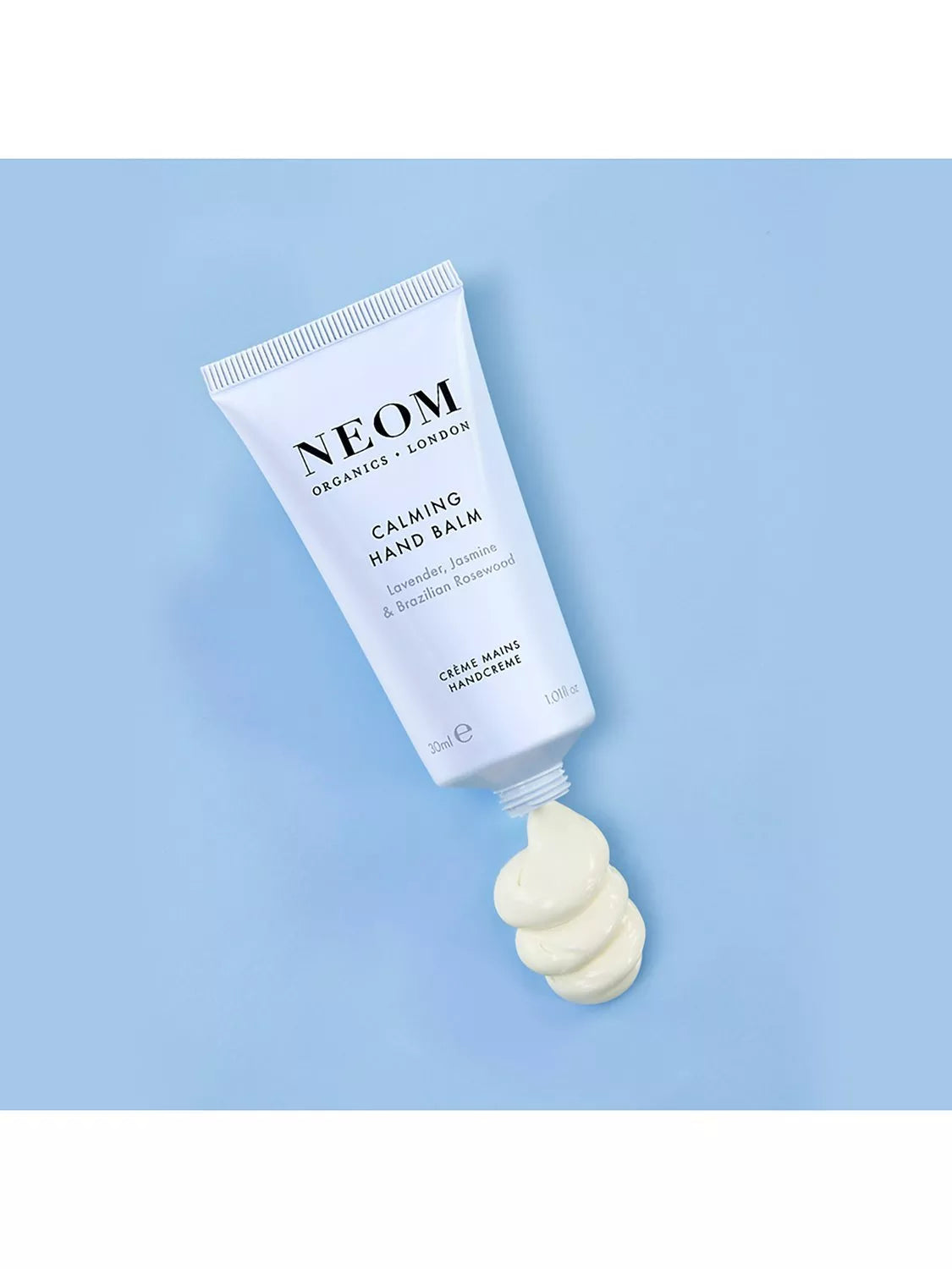 NEOM Wellbeing London Calming Hand Balm 30ml, imported from the UK