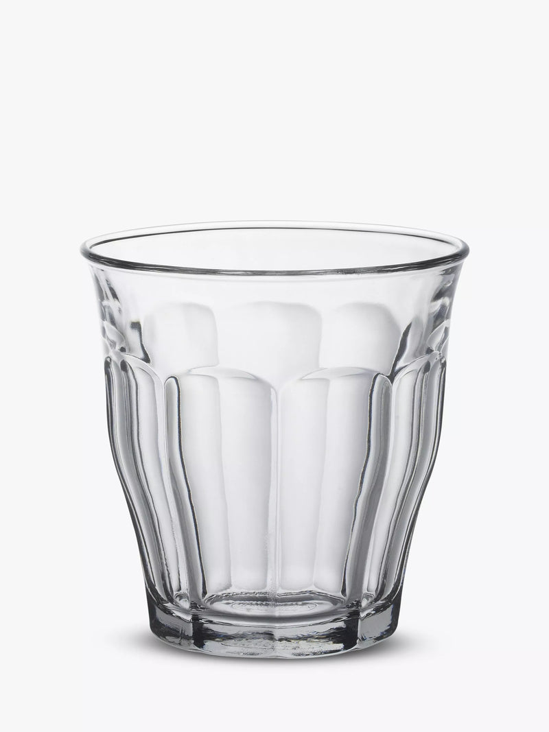 Duralex Picardie highball and tumbler glass set clear 18 piece - British product