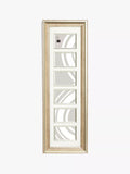 John Lewis multi-aperture photo frame in champagne for six 4x6 photos, UK version