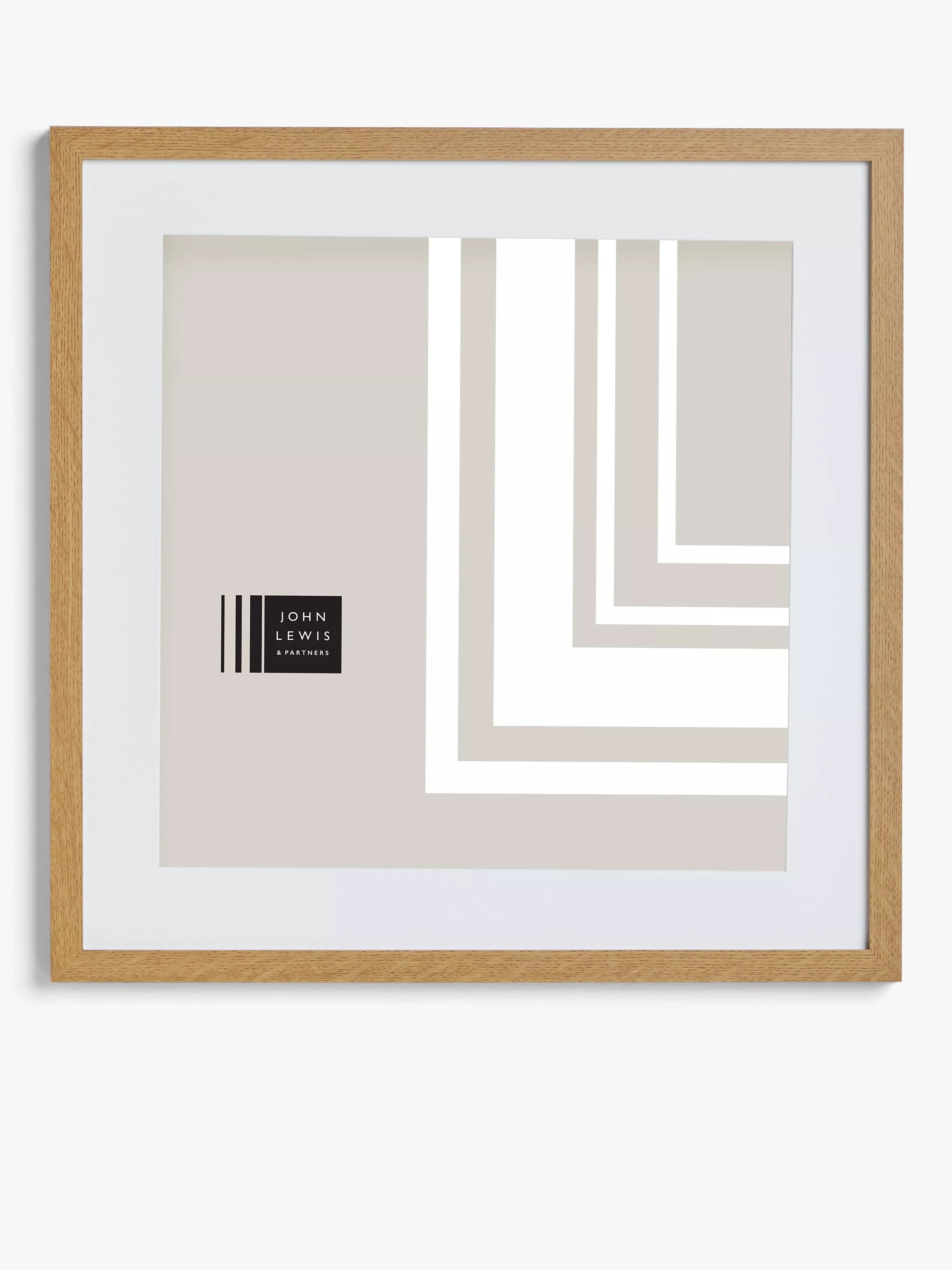 John Lewis Square Poster Frame & Mount, 16 x 16 (40 x 40cm)