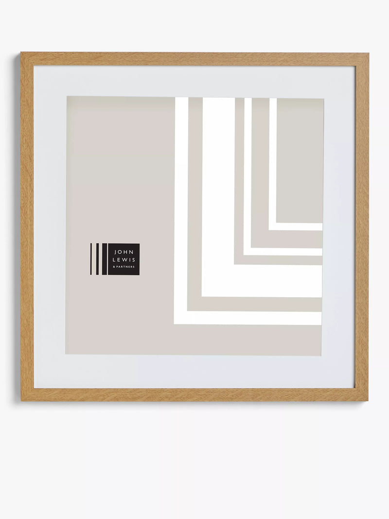John Lewis Square Poster Frame & Mount, 16 x 16 (40 x 40cm)