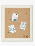 John Lewis natural pinboard photo frame with pins and saw-tooth fixings, UK version