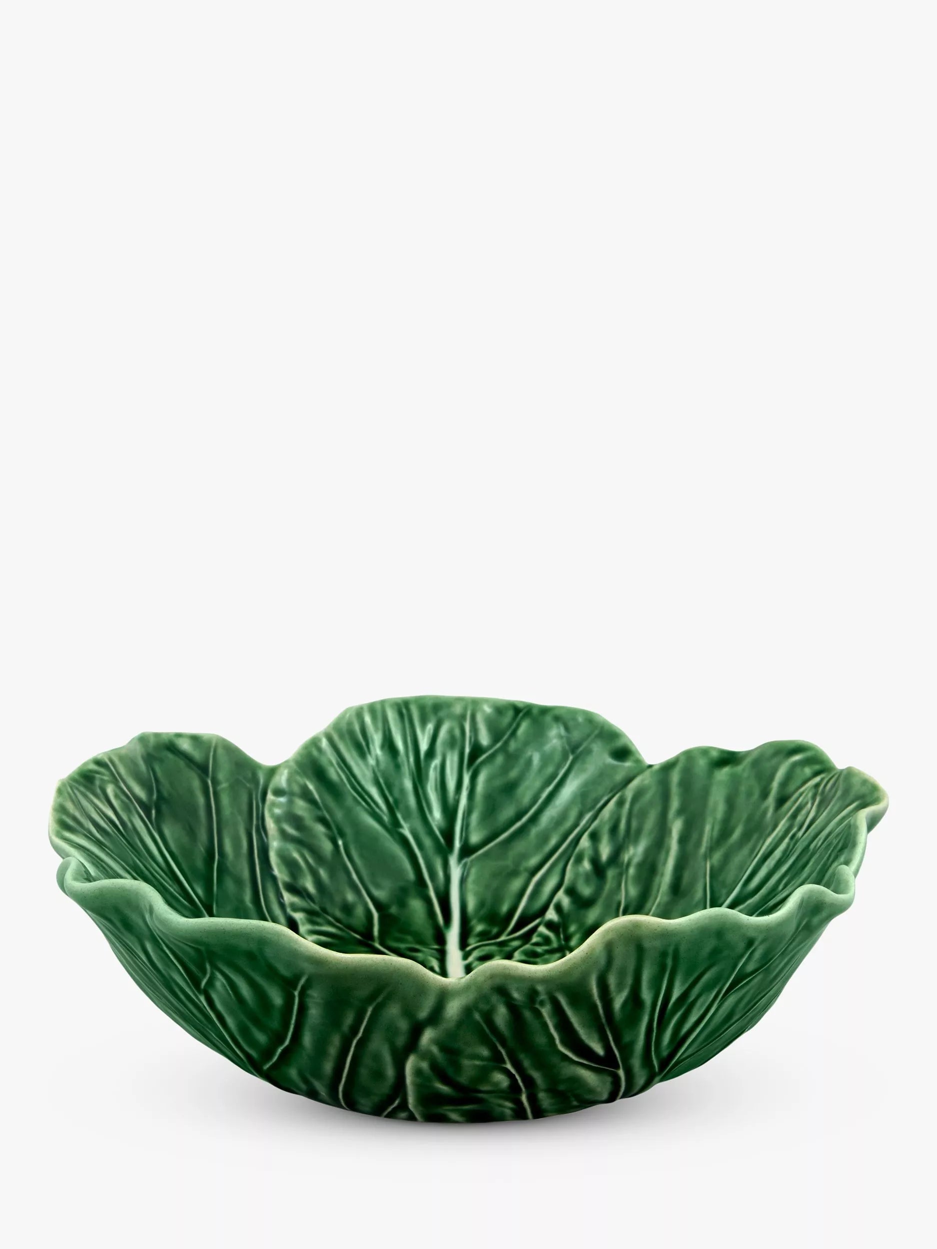 Bordallo Pinheiro cabbage serving bowl 22cm green - British product