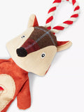 Joules Tweed Fox Rope Dog Toy