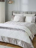 Catherine Lansfield lattice velvet cushion (British brand)