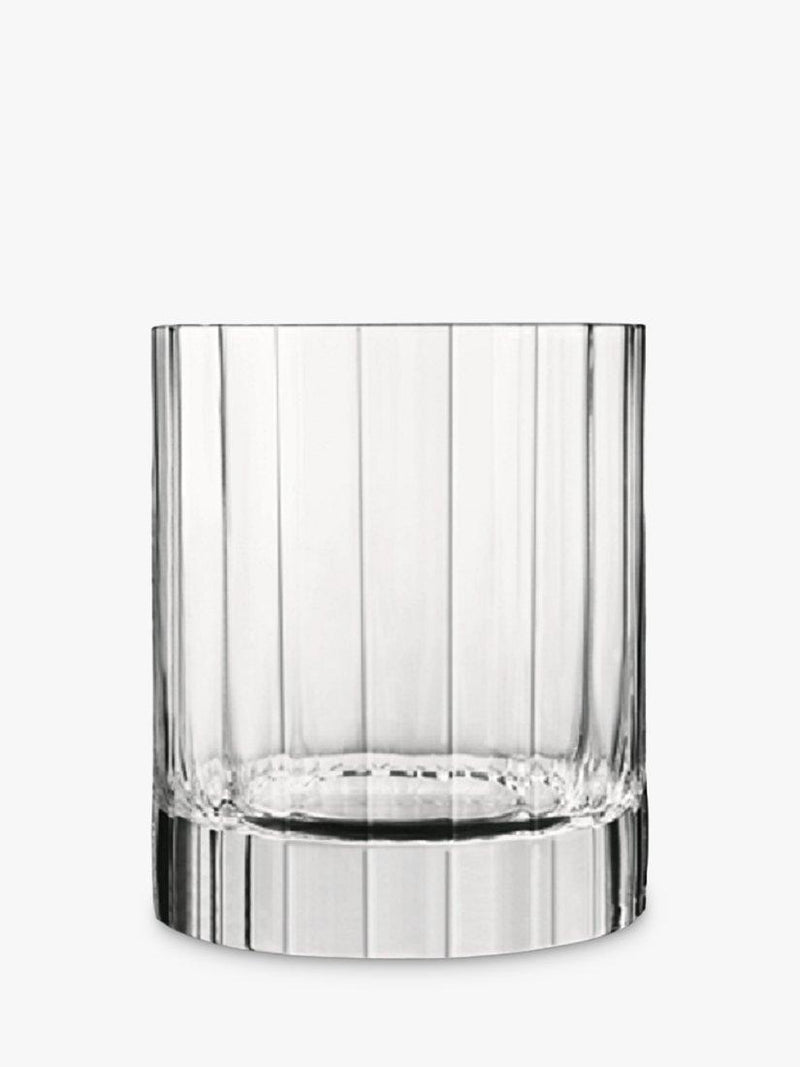 Luigi Bormioli fluted glass tumblers 335ml set of 4 (British brand)