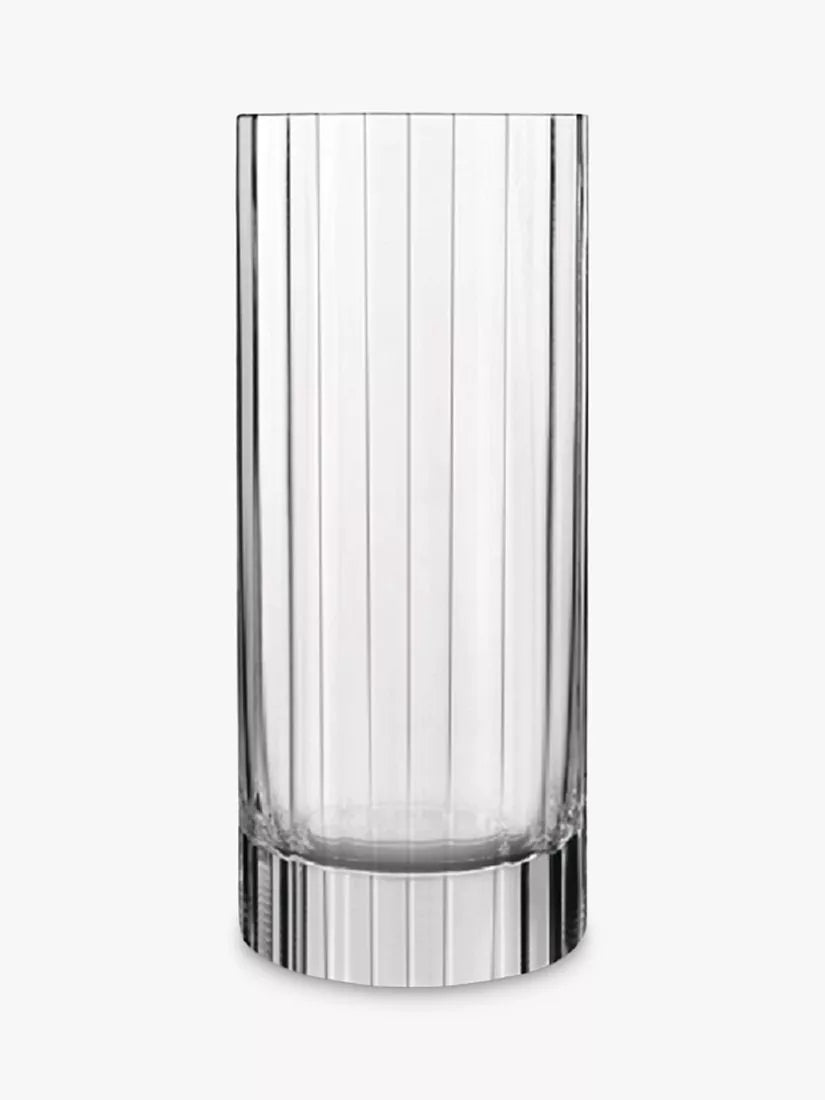 Luigi Bormioli Bach fluted highball glasses 480ml set of 4, UK version